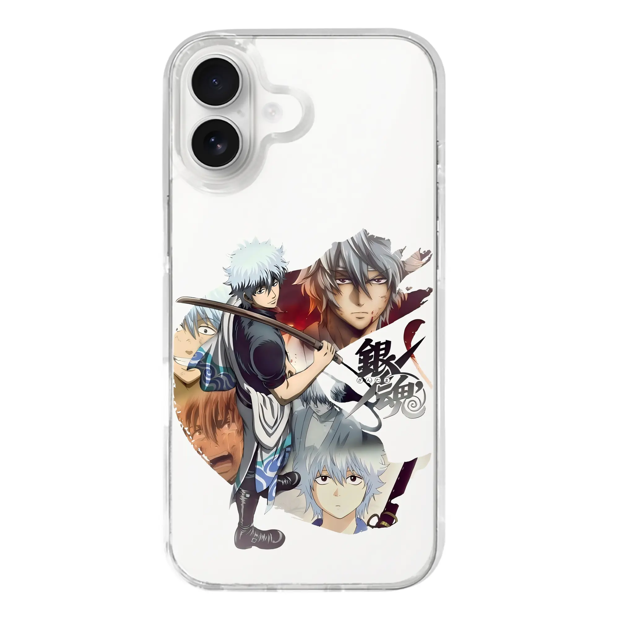 銀魂 グッズ 坂田 銀時 - iPhone 17シリーズ 透明スマホケース – 薄型・耐衝撃・精密フィット保護カバー